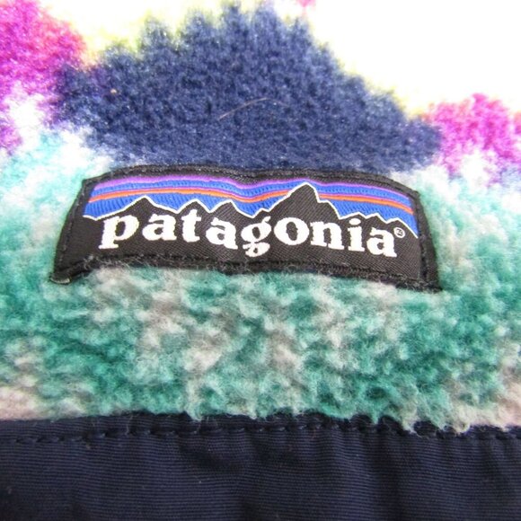 PATAGONIA SYNCHILLA Timber Twist Aztec Southwest Fleece Pullover Gorpcore  XXS - Picture 9 of 13